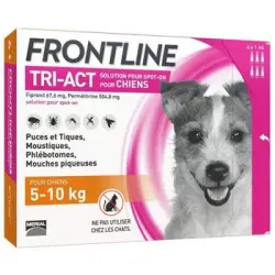 Frontline Tri-act 5-10kg - 6 Pipetas