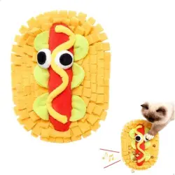 HausPets Alfombrilla olfativa lavable de forro polar para perros/gatos - 1 artículo