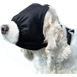 HausPets Antifaz relajante para perros - Anti-ansiedad, para mareo coche M - S