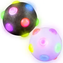 IntiMeg Pelotas luminosas para mascotas - Paquete de dos