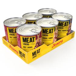 Josera Meatlovers Menú 6 x 800 g comida húmeda para perros - Pack mixto (3 variedades)