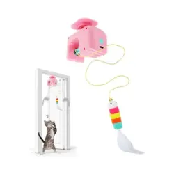 MCBOSON Accesorio para puerta con forma ratón juguete que se reproduce solo - 1 artículo
