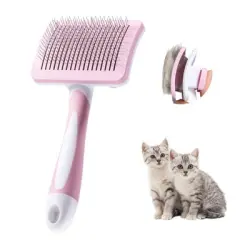MCBOSON Cepillo 2 en 1 para perros y gatos: Elimina el pelo + Masajea - 1 artículo