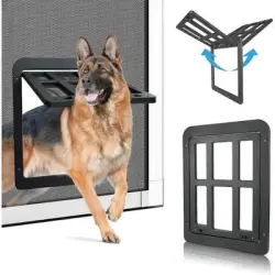 Pawffee Gatera, BGHYHYHI, con imán, negra, 34x44 cm - 1 pieza