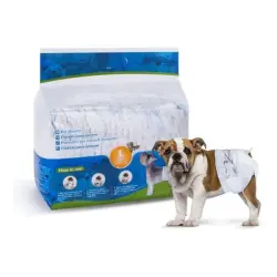 UAMLY Pañales desechables para perros - L 12 piezas