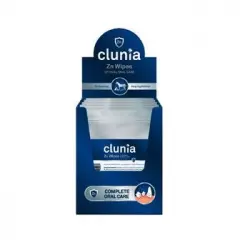 Vetnova Clunia Zn Wipes - Display Box - 10 Toallitas – 20 Bolsas Individuales