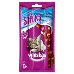 Whiskas Sticks para gatos 14 x 36 g - Rico en salmón