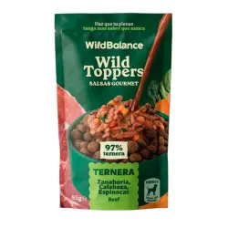 Wild Balance Toppers Ternera salsa para perros - 85 g