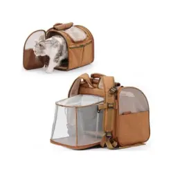 ZooVenture Mochila expandible para gatos y perros pequeños - Artículo 1