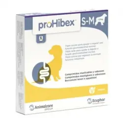 0.015 KG 6 comprimidos (Perros -25 kg) Ecuphar Prohibex Suplemento Gastrointestinal para perros