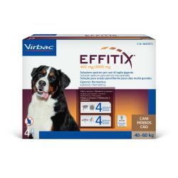 Effitix pipetas para perros muy grandes (40 - 60 Kg)