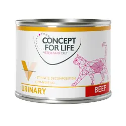 Concept for Life Urinary Veterinary Diet con vacuno para gatos - 6 x 200 g