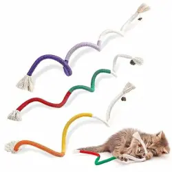 FurryFusion Juego de 3 juguetes masticables de cuerda para gatos - Artículo 1