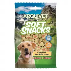 Golosinas para perros Soft snacks corazones de salmón y arroz  100 grs., Unidades 14 unidades