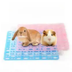 IntiMeg Alfombrilla para jaula de conejos y pequeños roedores - Paquete de tres
