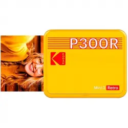 Kodak Mini 3 Retro P300R Impresora Fotográfica Bluetooth Amarilla