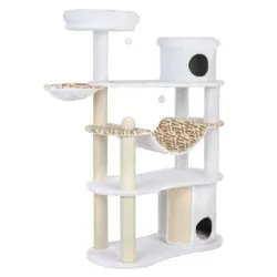 Rascador Tigre Blanco XXL para gatos - Blanco (2 paquetes)