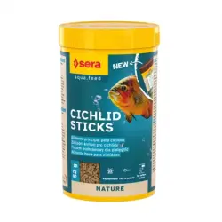 Sera Cichlids Sticks Alimento para Cíclidos Grande Nature, 52 gr