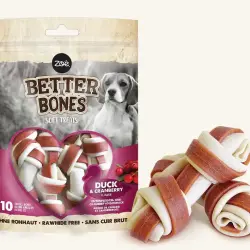 Zoë Golosina Masticable pato con arándanos para perros