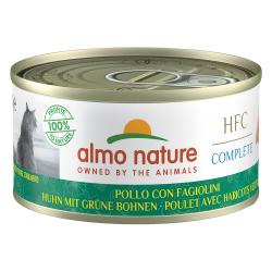 Almo Nature HFC Complete 6 x 70 g - Pollo con judías verdes