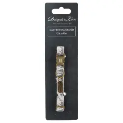 Collar Designed by Lotte Oribo para gatos - beige