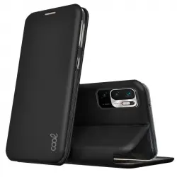 Cool Funda Flip Cover Elegance Negra para Xiaomi Redmi 10 5G