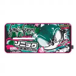 Energy Sistem Gaming Mouse Pad ESG Sonic Graffiti Alfombrilla XXL