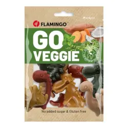 Flamingo Go Veggie Dinosaurios - Pack mixto - 120 g (4 unidades)