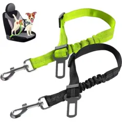 HausPets Cinturón seguridad universal perros coche, 2 piezas,, 53 a 73 cm - Artículo 1