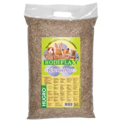 Hugro RODIFLAX lecho de lino para roedores - 20 l