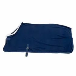 Manta de secado Nomad Tales polar con correa ventral, azul marino - 155 cm de largo de espalda
