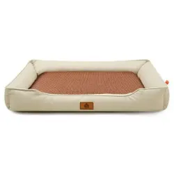 MCBOSON Caseta perros/gatos Oxford + Sofá impermeable refrescante cuatro - 64x46x12cm