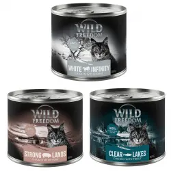 Pack de prueba mixto Wild Freedom Adult  - 6 x 200 g - 2 x Trucha, 2 x Caballo, 2 x Cerdo