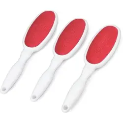 Pawffee Paquete de 3 cepillos antipelusas y pelo mascotas (gato/perro/ropa) - 1 pieza