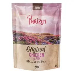 Purizon pienso para gatos - Formato de prueba - Kitten con pollo y pescado - 400 g