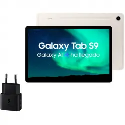 Samsung Galaxy Tab S9 WiFi 12/256GB Beige + Cargador 25W