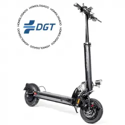 SkateFlash SK Urban Dual Pro Patinete Eléctrico 10" 2x500W Negro