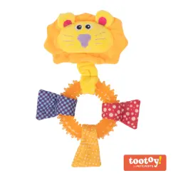 Tootoy! Chew Ring Hippo Multicolor Mordedor para cachorros