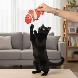 Tootoy!  Interactivo Pez Payaso para gatos