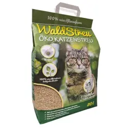 WaldStreu arena ecológica para gatos - 2 x 20 litros (10 kg) - Pack ahorro