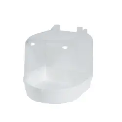 Zolux Bañera Exterior Blanca para pájaros