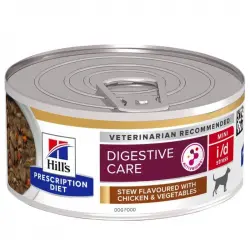 24x156gr Hills Prescription Diet Digestive Care i/d Stress latas para perros mini de pollo estofado y verduras