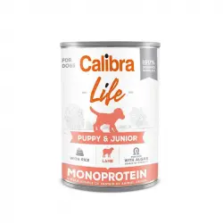 6x400gr Calibra Life perro Puppy-Junior Latas con Cordero y Arroz