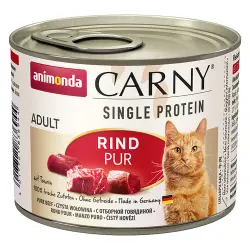 Animonda Carny Single Protein Adult 6 x 200 g para gatos - Vacuno puro