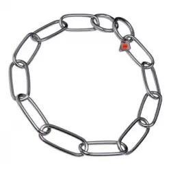 Collar Para Perro Hs Sprenger Plateado Largo Eslabones (59 Cm)