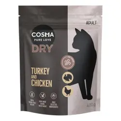 Cosma Air-Dried pavo y pollo pienso para gatos - 400 g