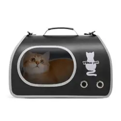 FurryFusion Bolso de hombro transpirable - negro