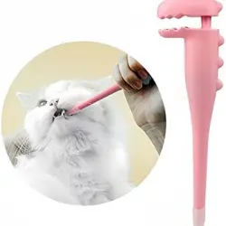 FurryFusion Dispensador de medicamentos para perros y gatos - rosa