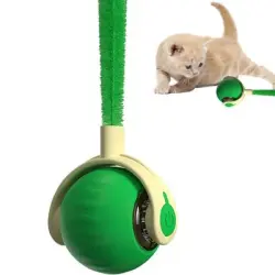 FurryFusion Pelota rodante de juguete para gatos - Verde