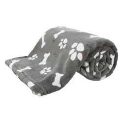 Manta Trixie Kenny para mascotas - 100 x 75 cm (L x An), gris